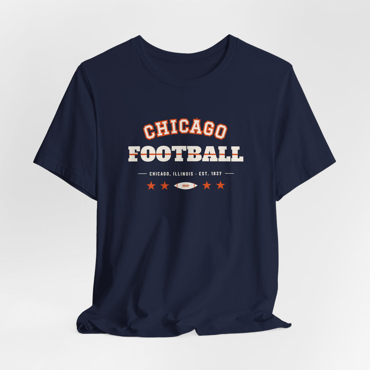 Retro Varsity Tee — Chicago Football Edition