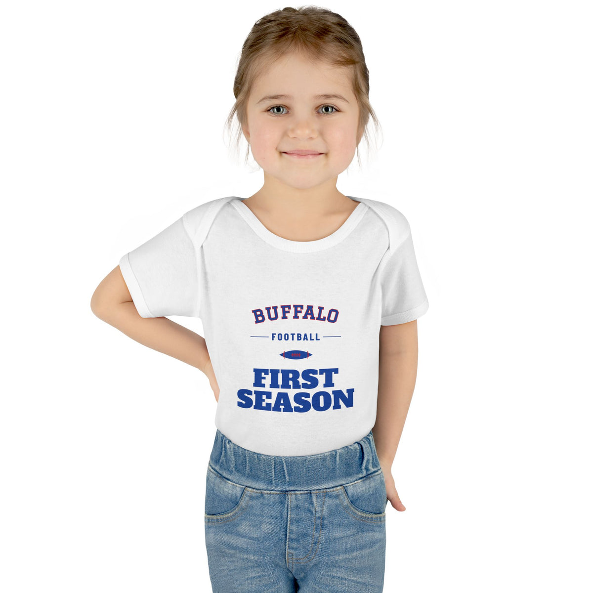 First Season Baby Bodysuit — Buffalo Football Edition