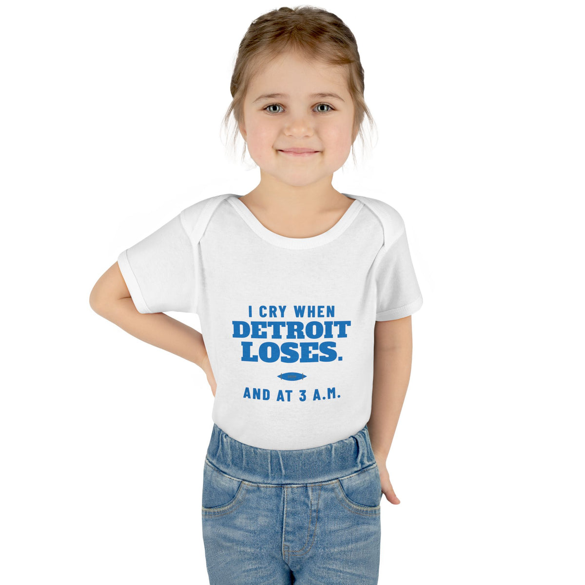 I Cry When Detroit Loses Baby Bodysuit