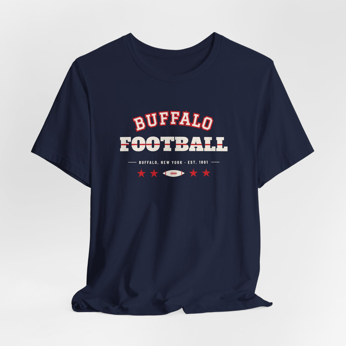 Retro Varsity Tee — Buffalo Football Edition