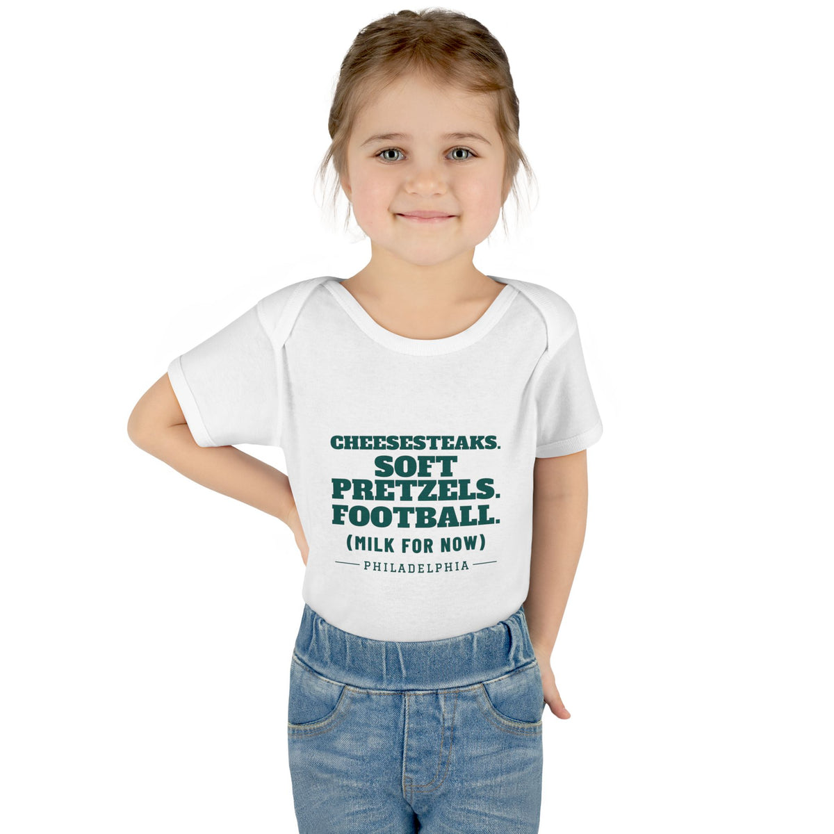 Milk For Now Baby Bodysuit — Philadelphia Football Edition