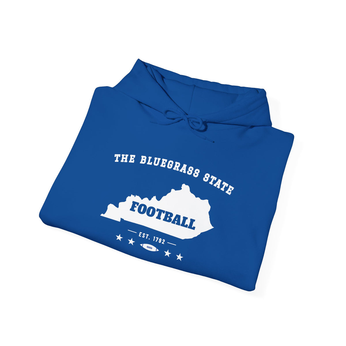 Bluegrass State Football Hoodie — KY Edition
