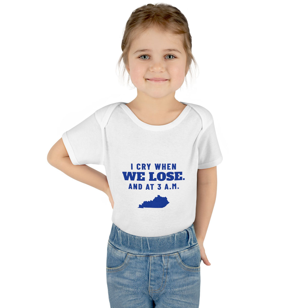 I Cry When We Lose Baby Bodysuit — KY Edition