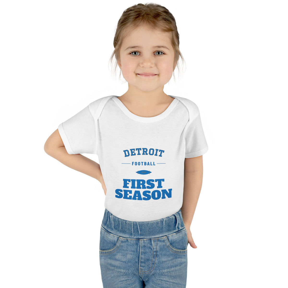 First Season Baby Bodysuit — Detroit Football Edition
