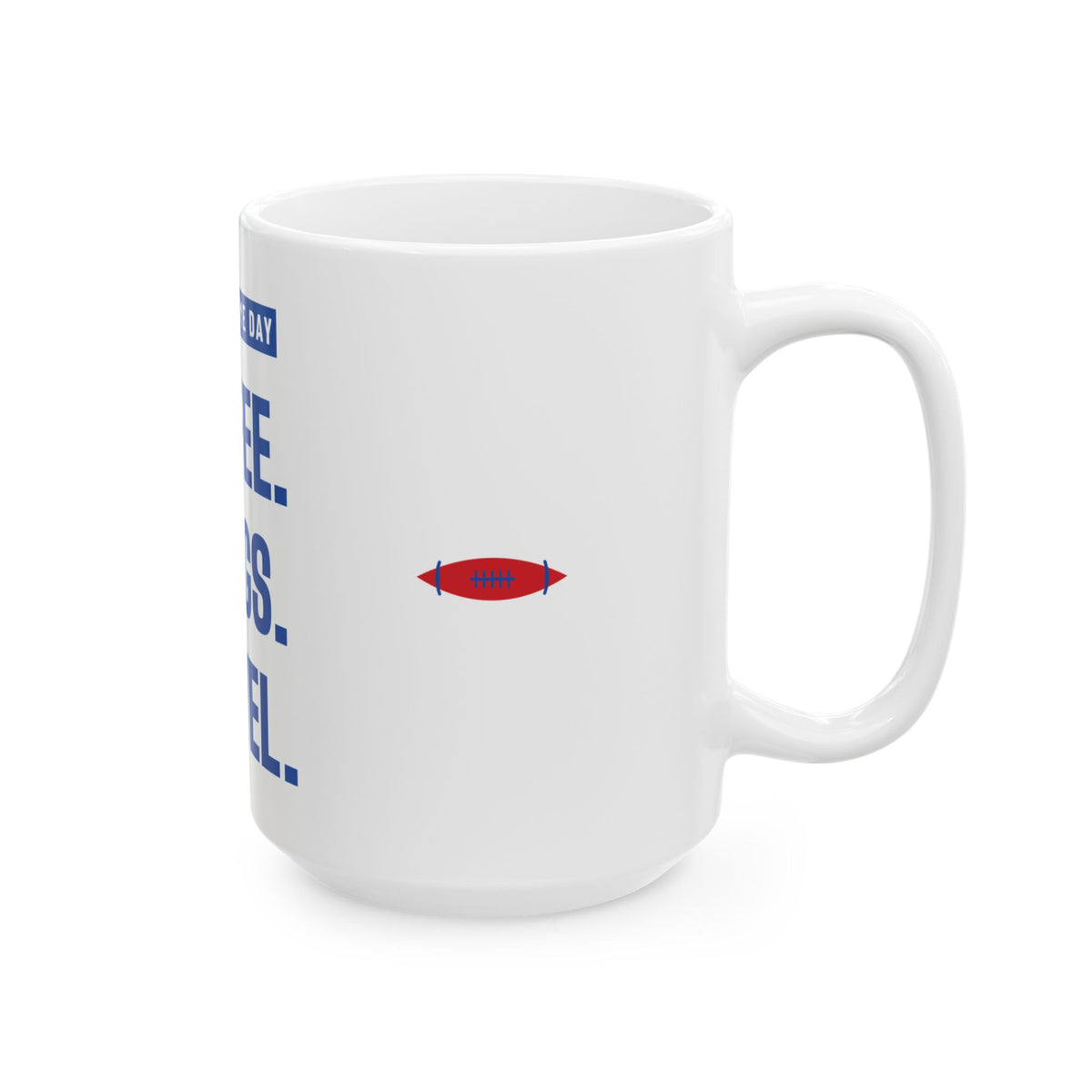 Coffee Wings Shovel Mug — Buffalo Football Edition