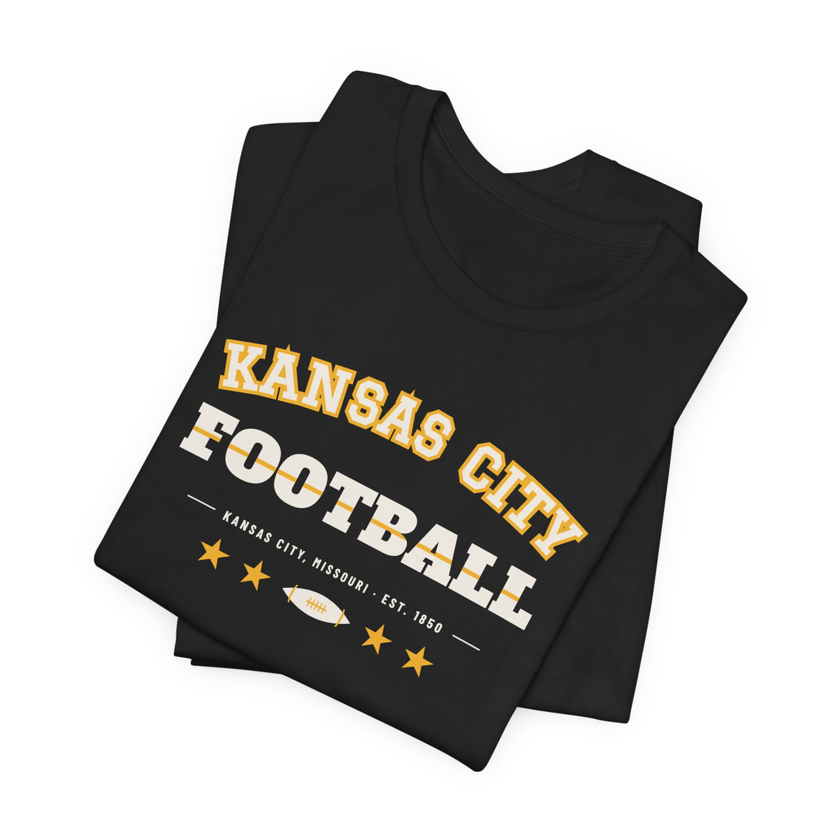 Retro Varsity Tee — Kansas City Football Edition