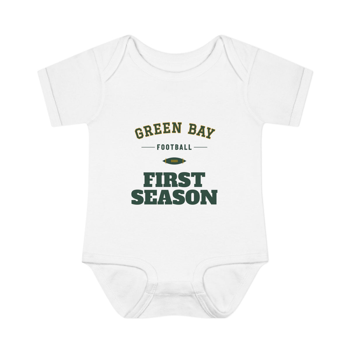 First Season Baby Bodysuit — Green Bay Football Edition