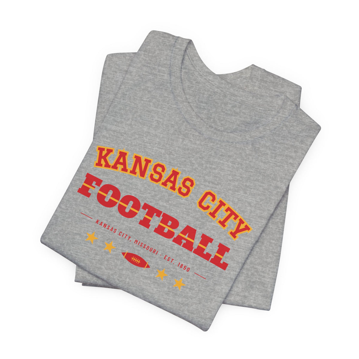 Retro Varsity Tee — Kansas City Football Edition