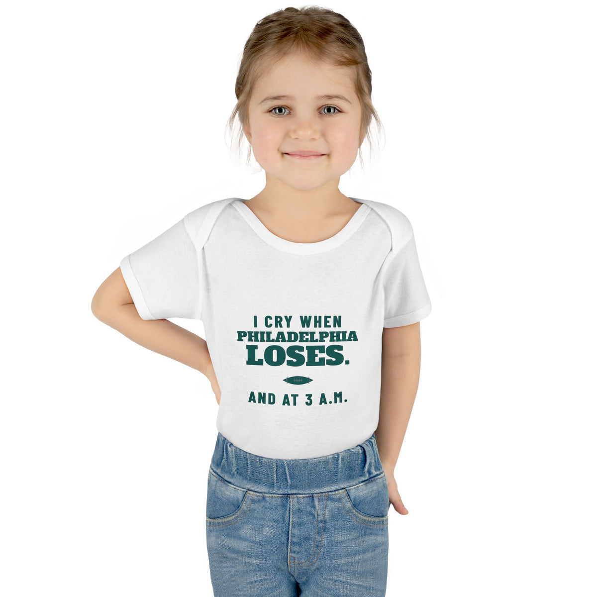 I Cry When Philadelphia Loses Baby Bodysuit