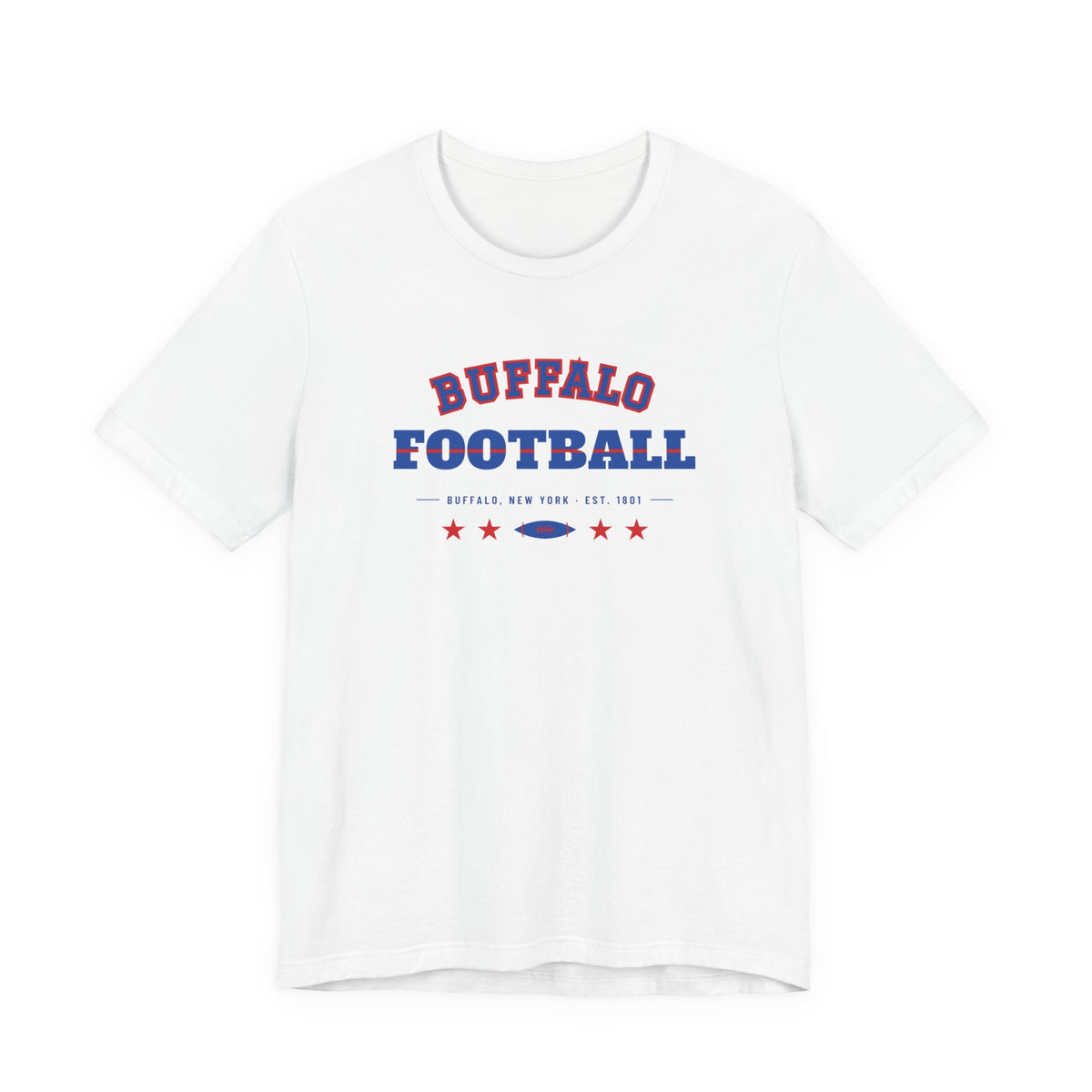 Retro Varsity Tee — Buffalo Football Edition