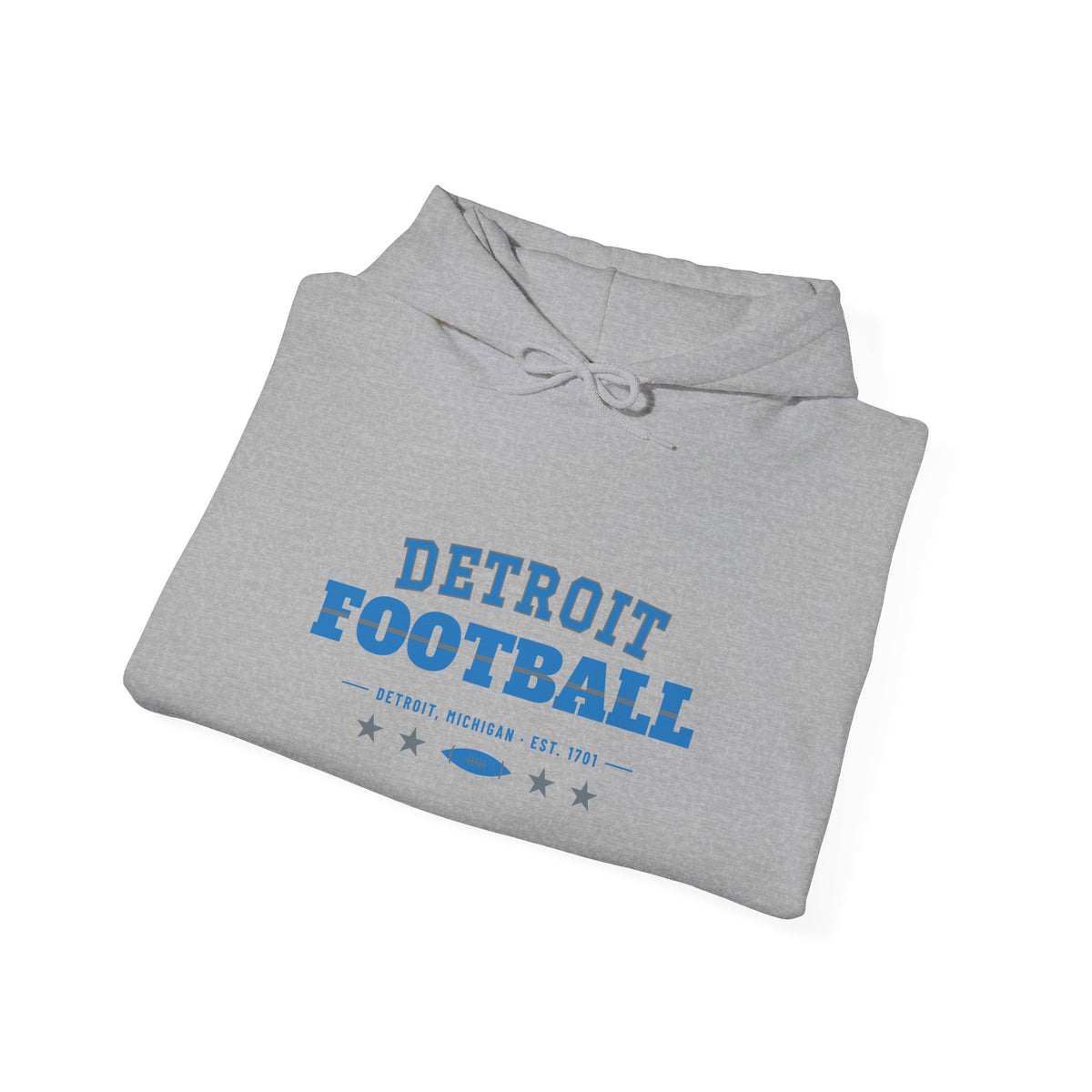 Retro Varsity Hoodie — Detroit Football Edition