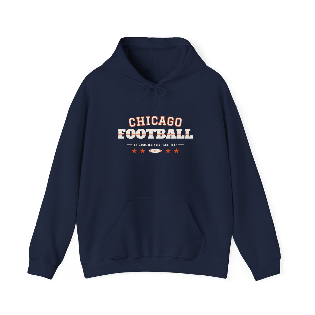 Retro Varsity Hoodie — Chicago Football Edition