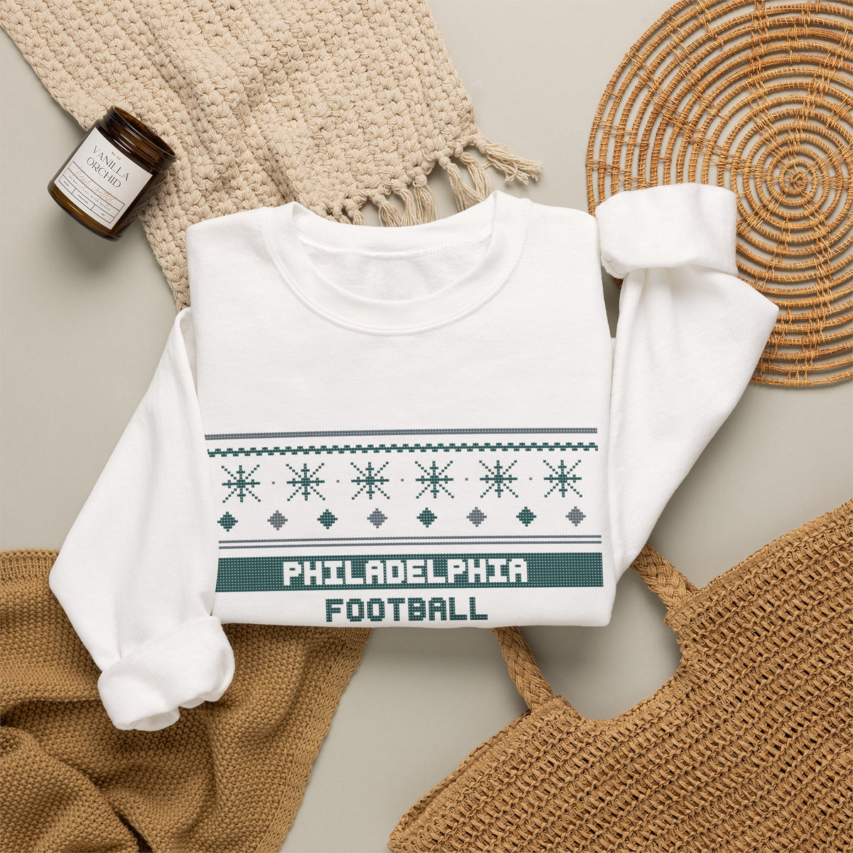 Ugly Sweater Sweatshirt — Philadelphia Football Edition