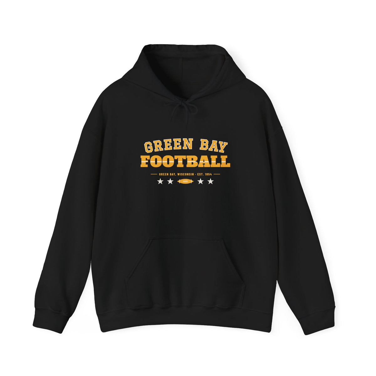 Retro Varsity Hoodie — Green Bay Football Edition