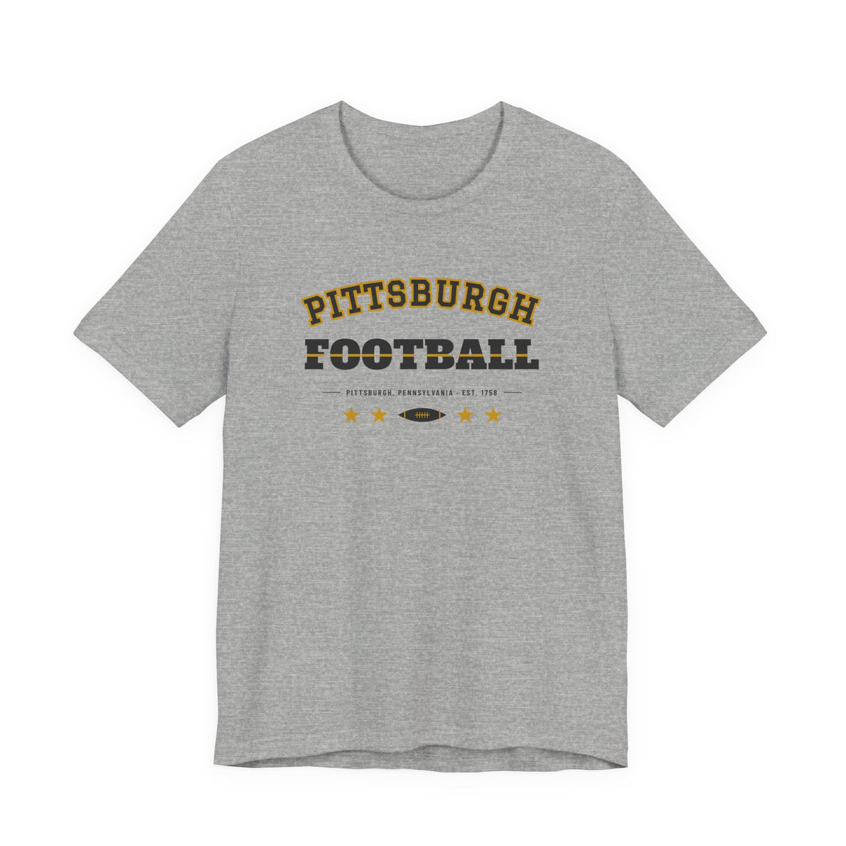 Retro Varsity Tee — Pittsburgh Football Edition