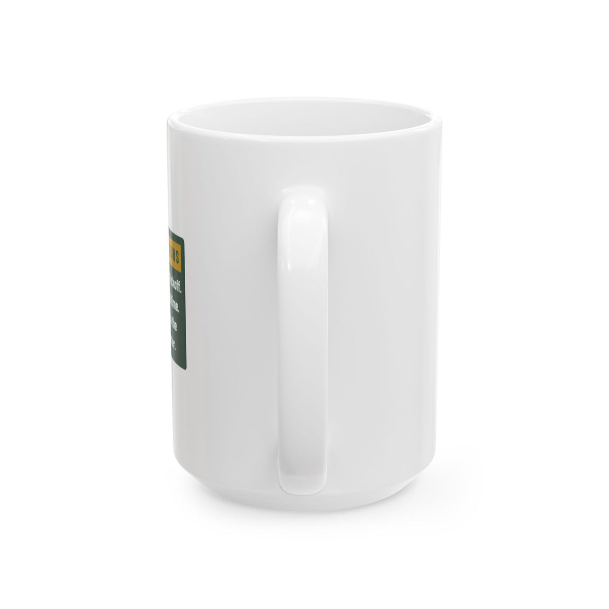 Emotional Support Mug — Green Bay Football Edition