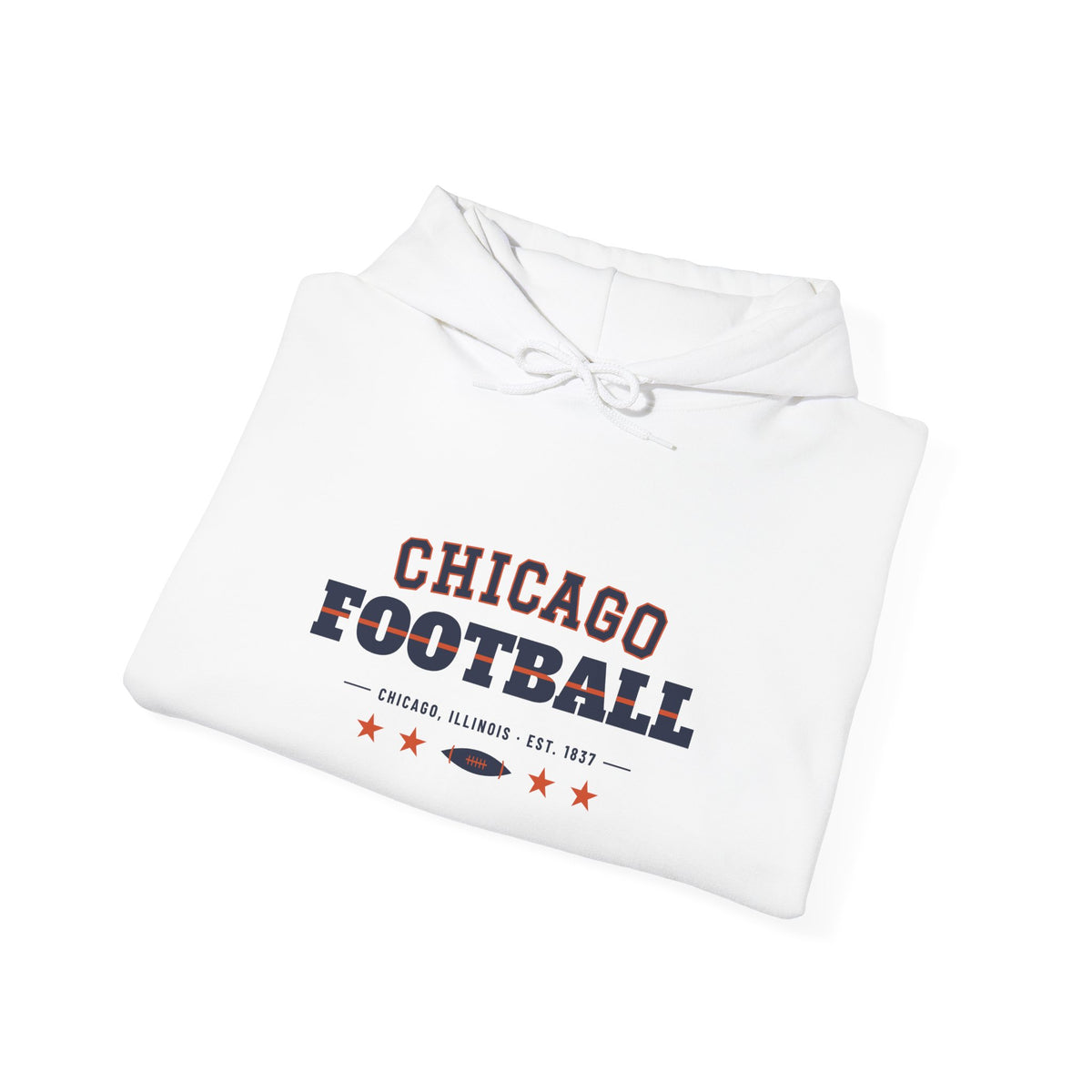 Retro Varsity Hoodie — Chicago Football Edition