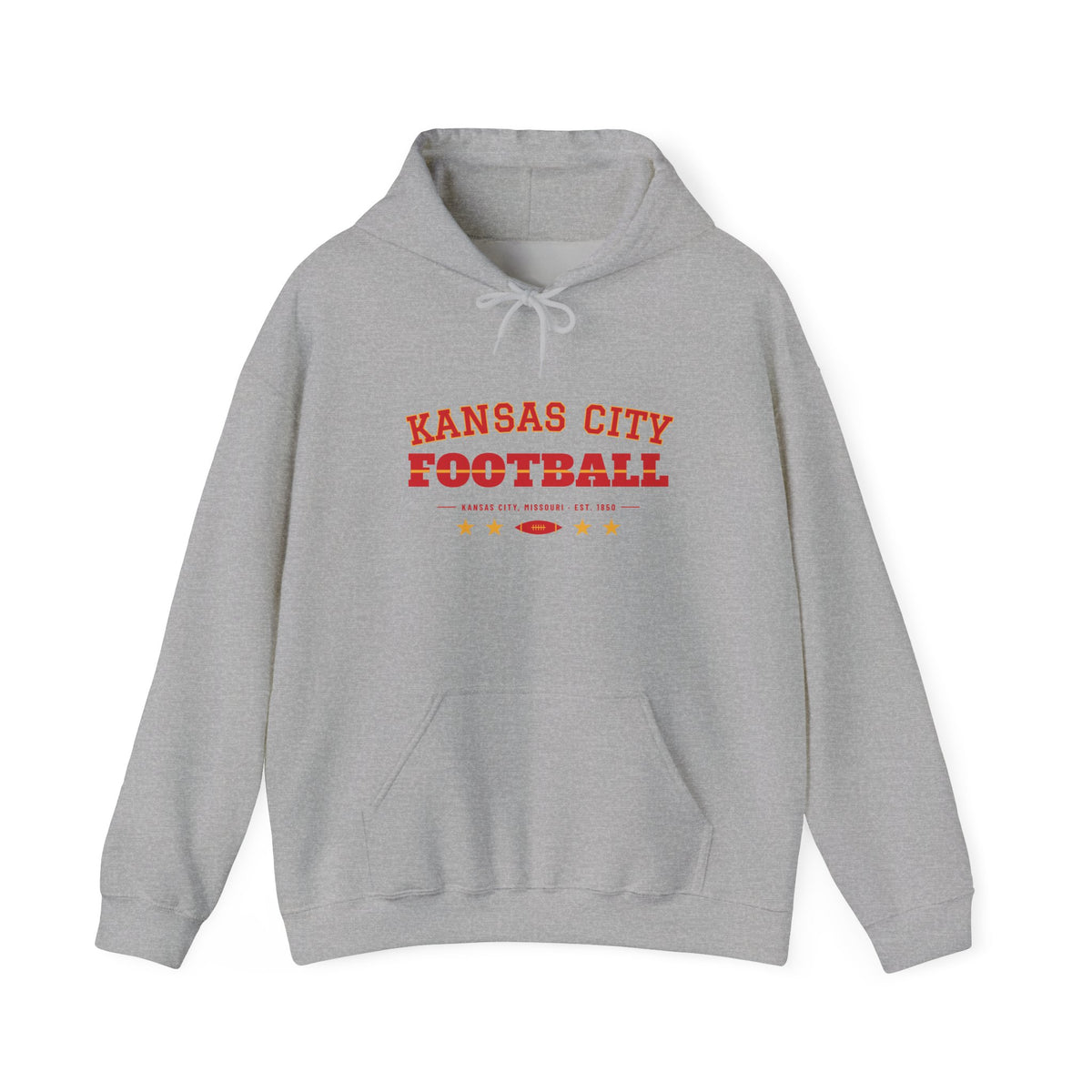 Retro Varsity Hoodie — Kansas City Football Edition