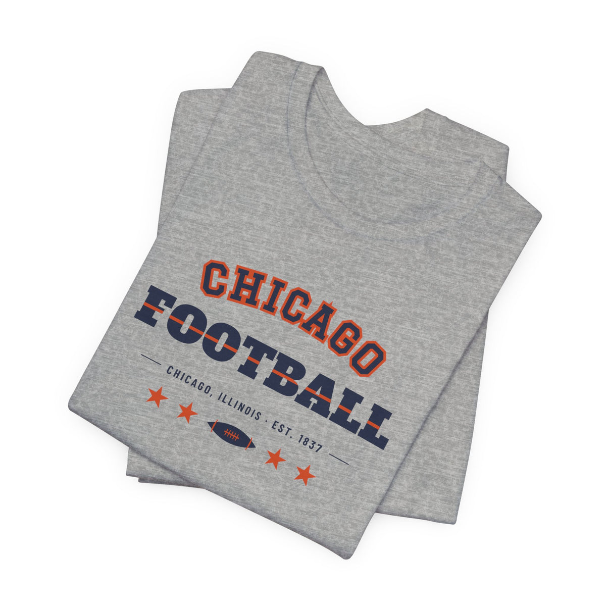 Retro Varsity Tee — Chicago Football Edition