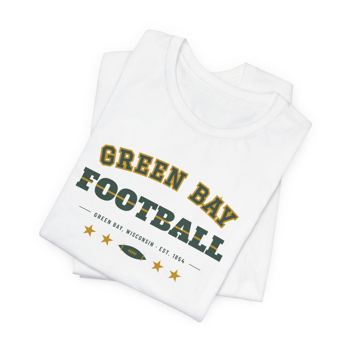 Retro Varsity Tee — Green Bay Football Edition