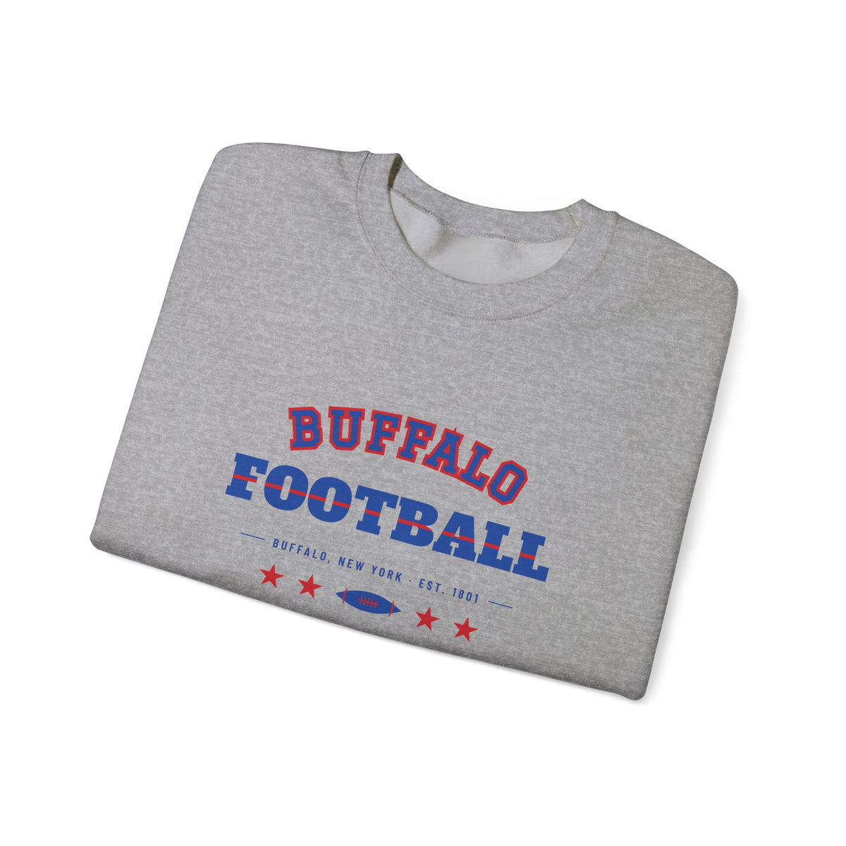 Retro Varsity Sweatshirt — Buffalo Football Edition