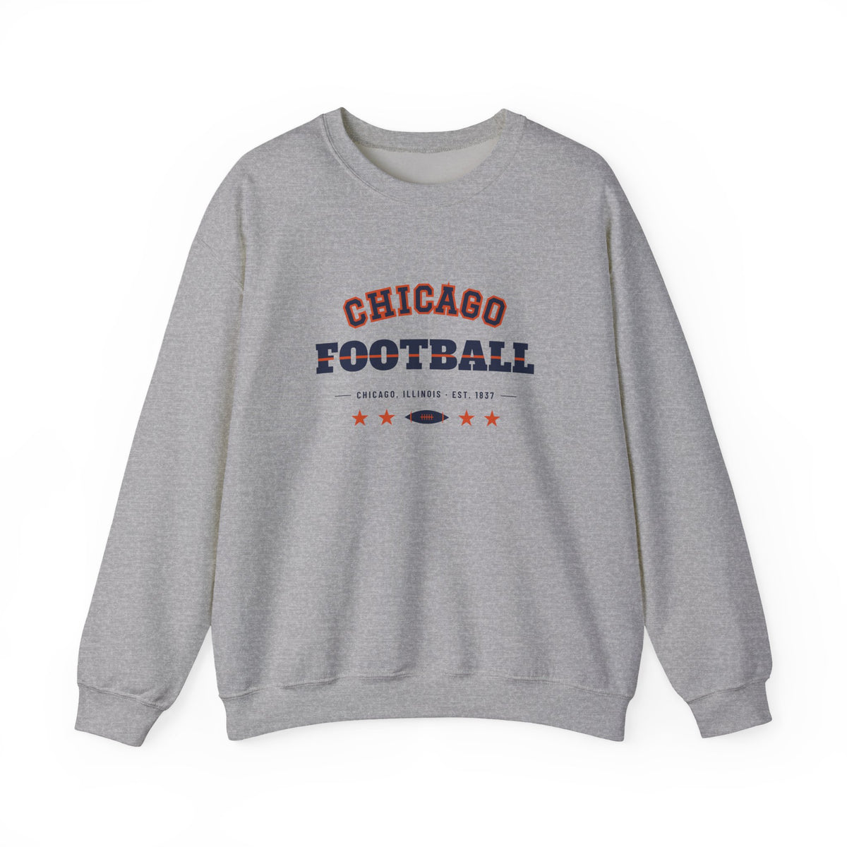 Retro Varsity Sweatshirt — Chicago Football Edition