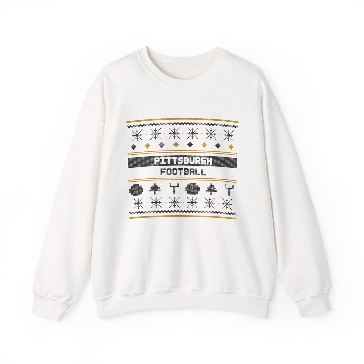 Ugly Sweater Sweatshirt — Pittsburgh Football Edition