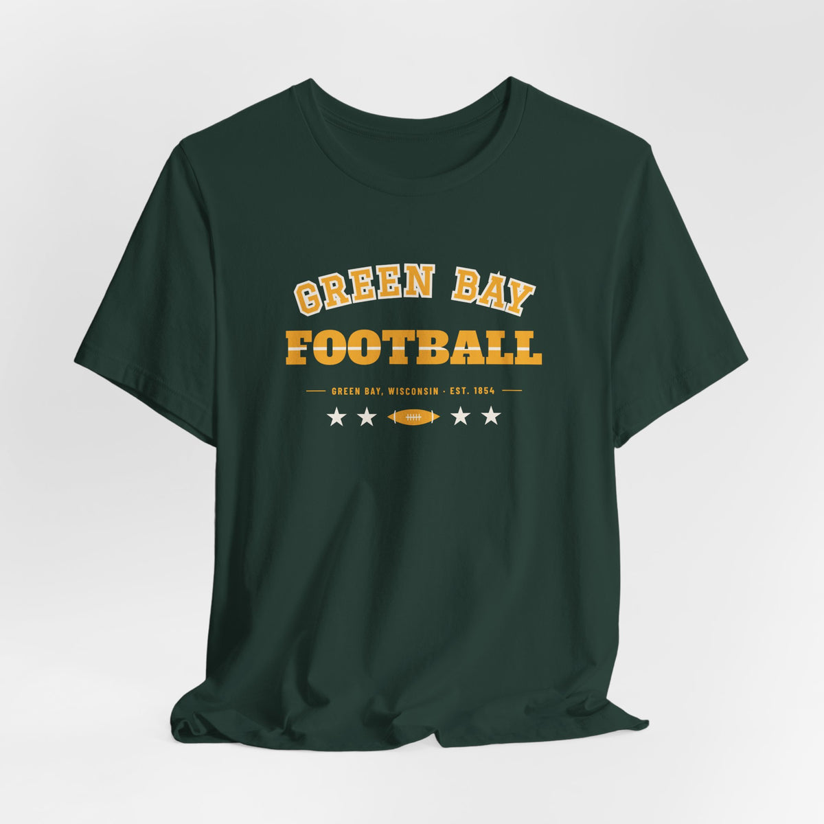 Retro Varsity Tee — Green Bay Football Edition
