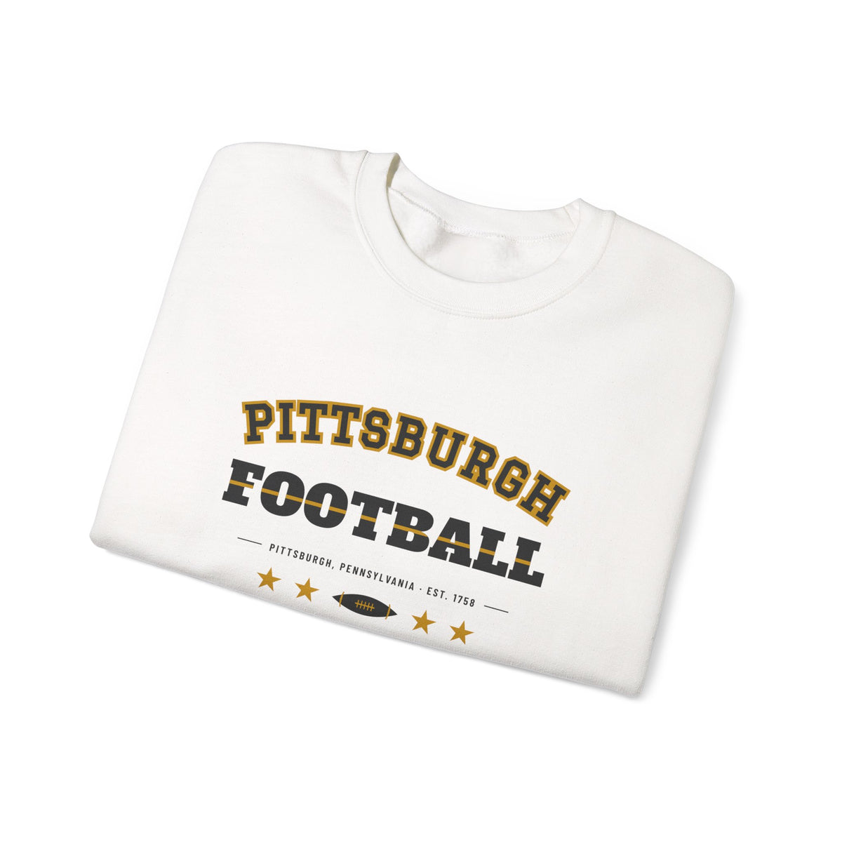 Retro Varsity Sweatshirt — Pittsburgh Football Edition