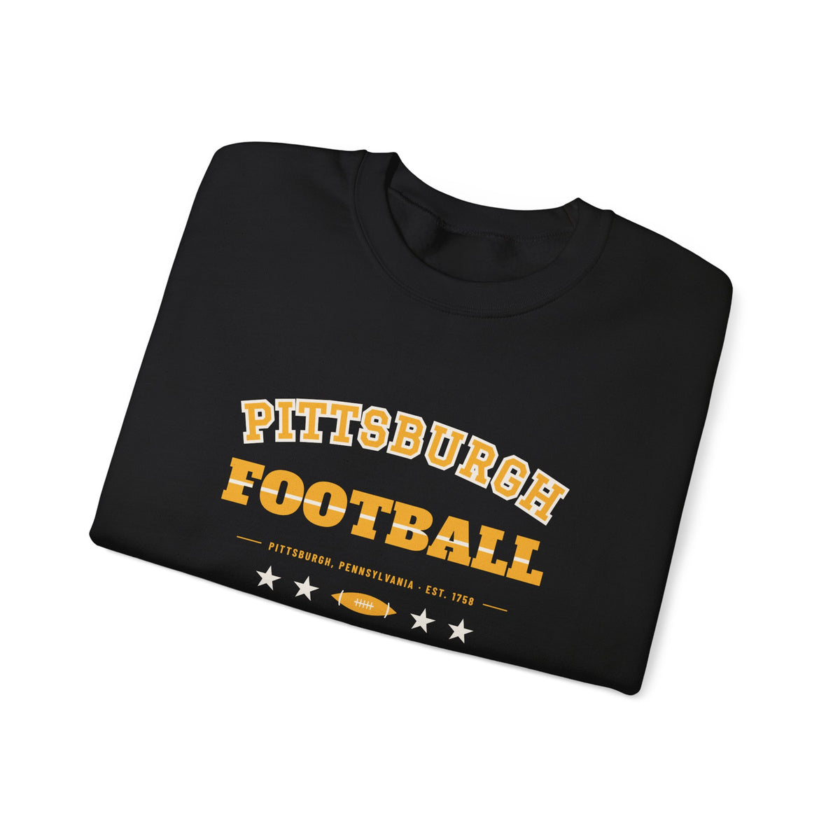 Retro Varsity Sweatshirt — Pittsburgh Football Edition