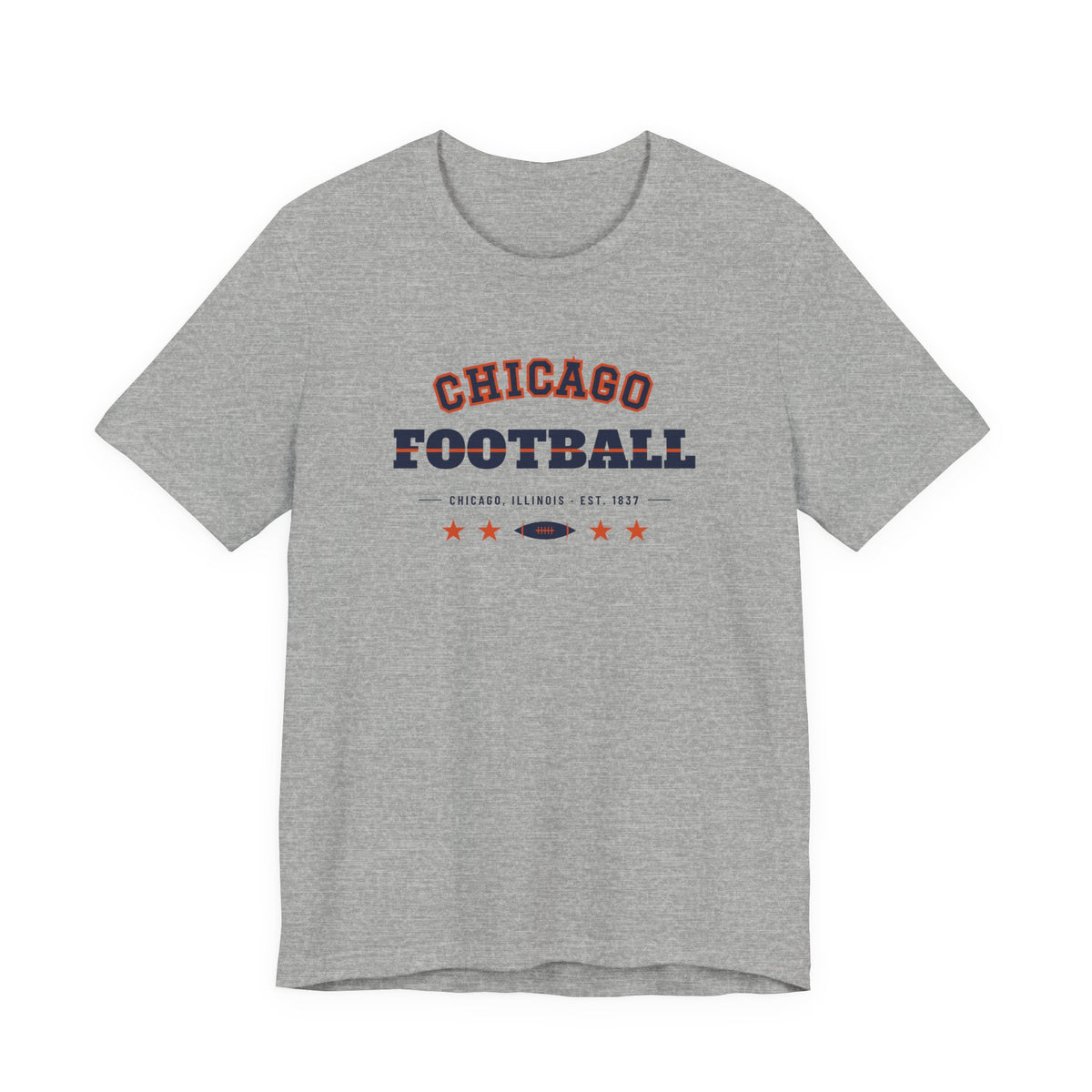 Retro Varsity Tee — Chicago Football Edition