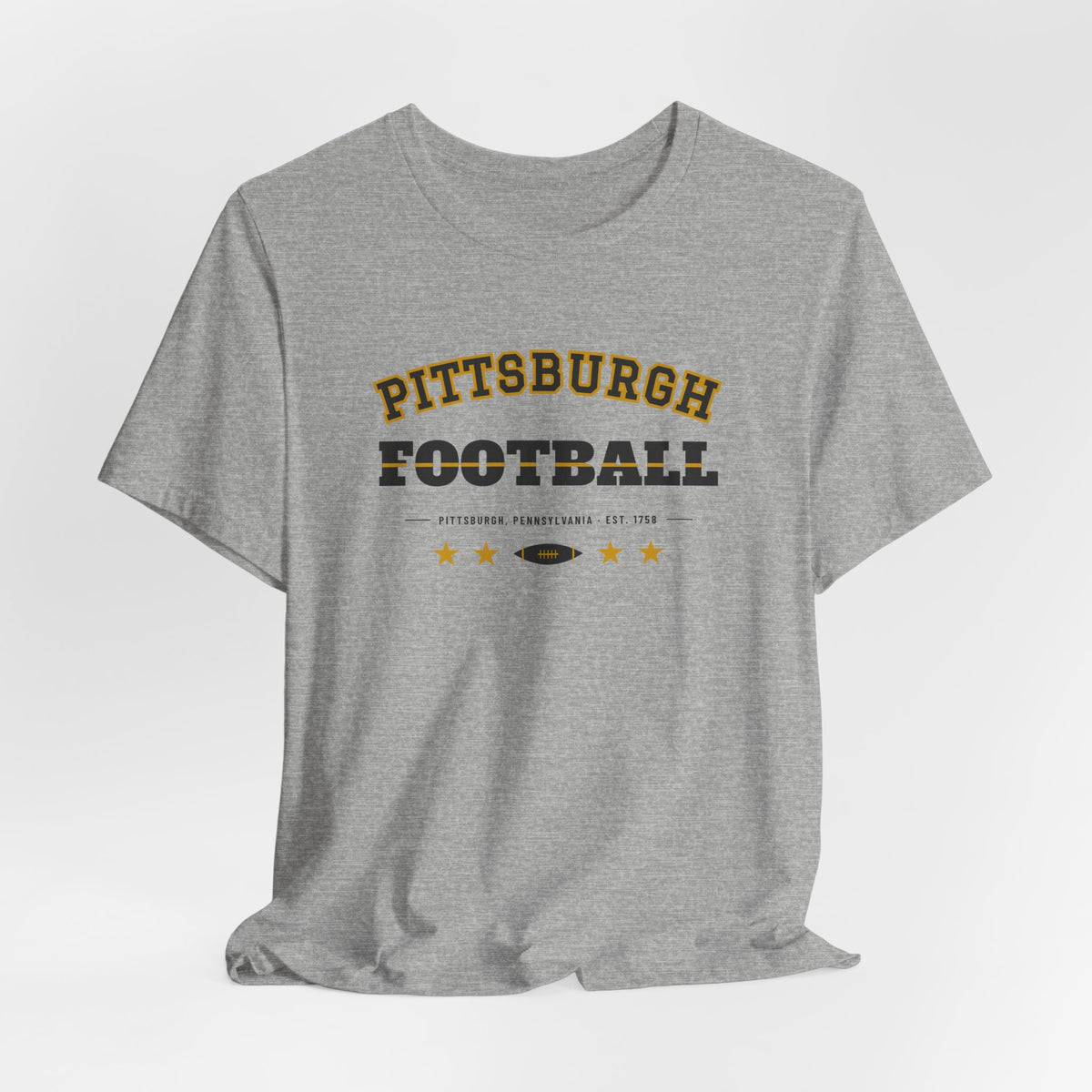 Retro Varsity Tee — Pittsburgh Football Edition