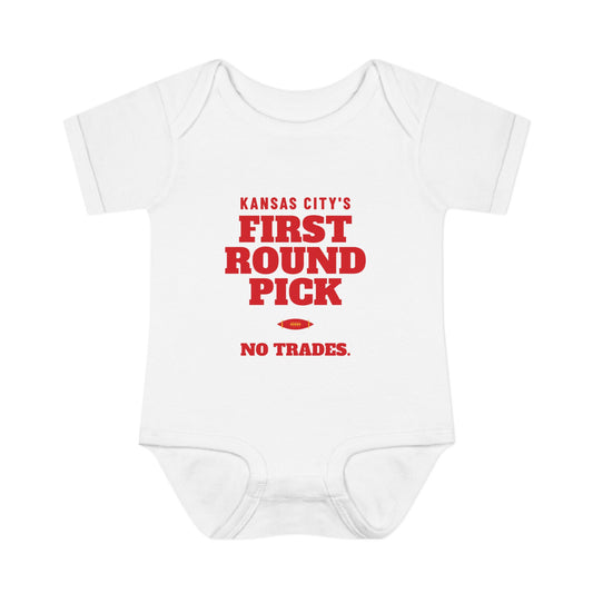 Kansas City's First Round Pick Baby Bodysuit