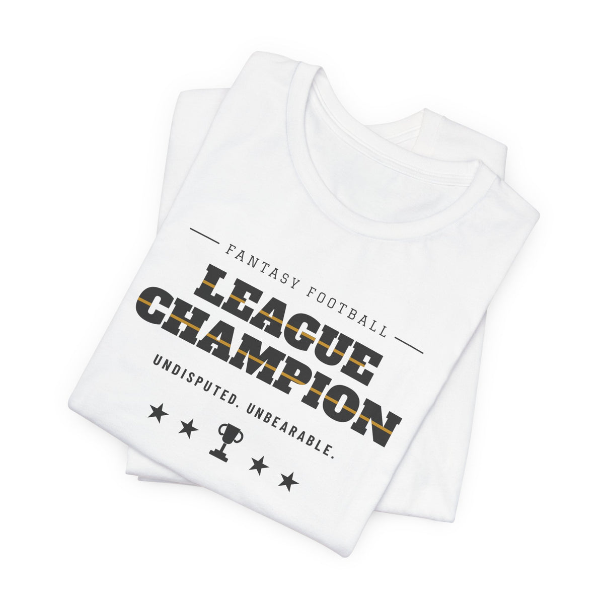 League Champion Tee — Fantasy Football Edition