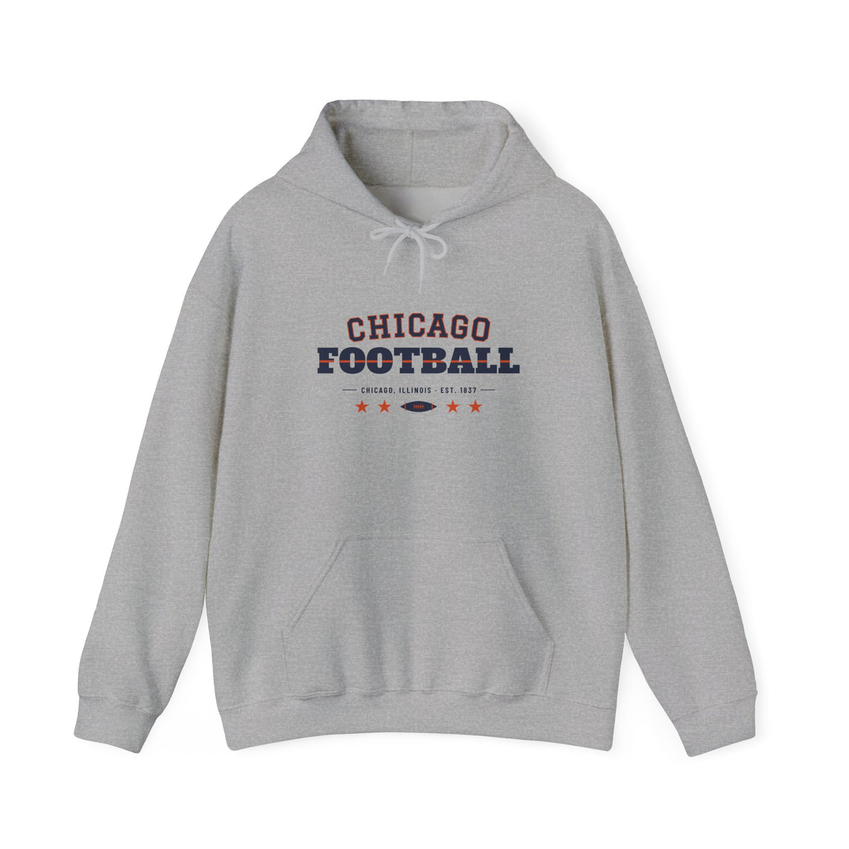 Retro Varsity Hoodie — Chicago Football Edition