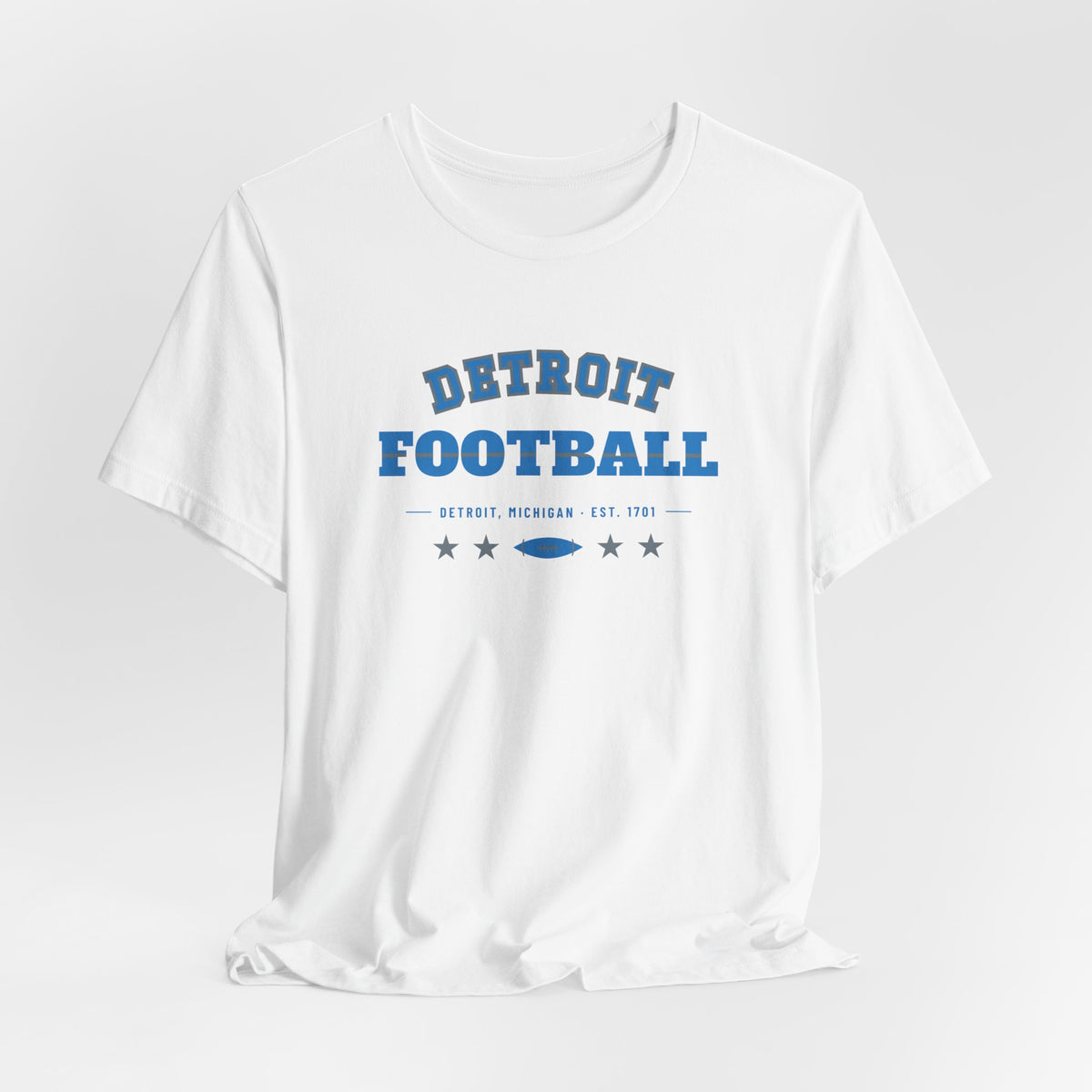 Retro Varsity Tee — Detroit Football Edition