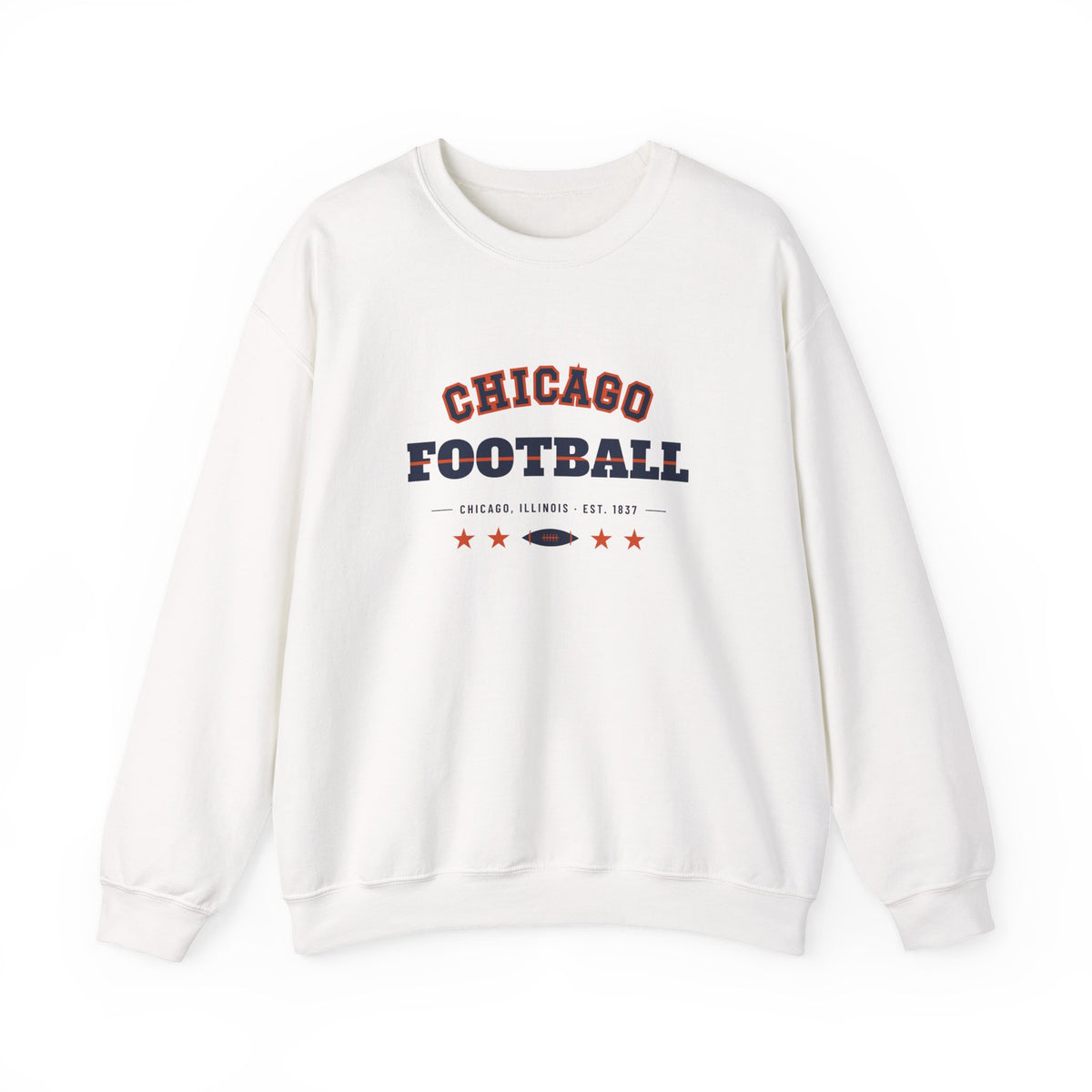 Retro Varsity Sweatshirt — Chicago Football Edition