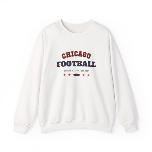 Retro Varsity Sweatshirt — Chicago Football Edition