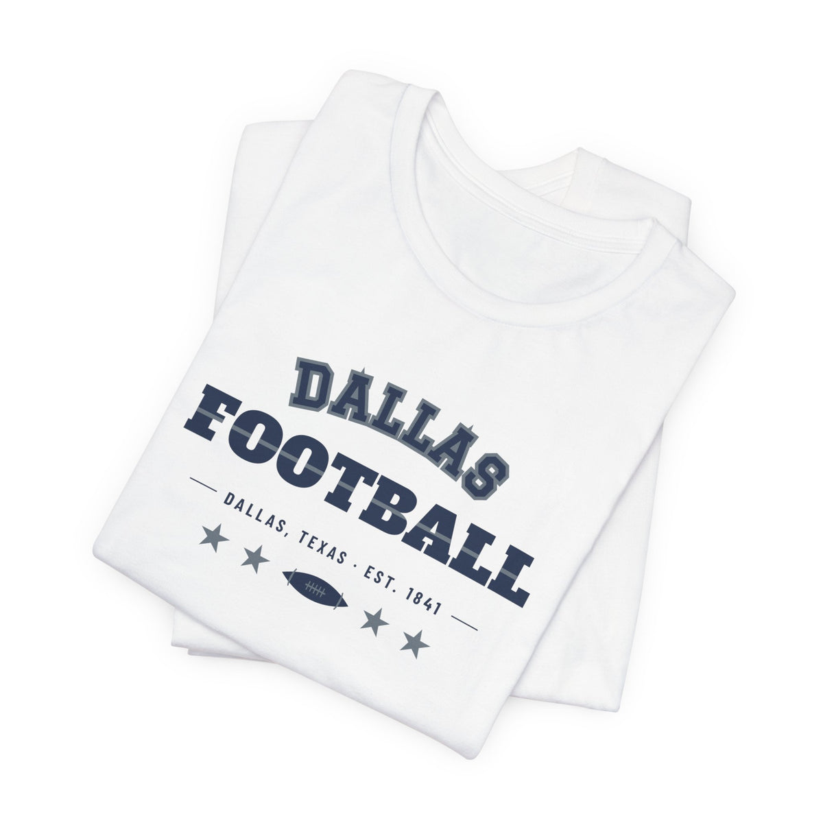 Retro Varsity Tee — Dallas Football Edition