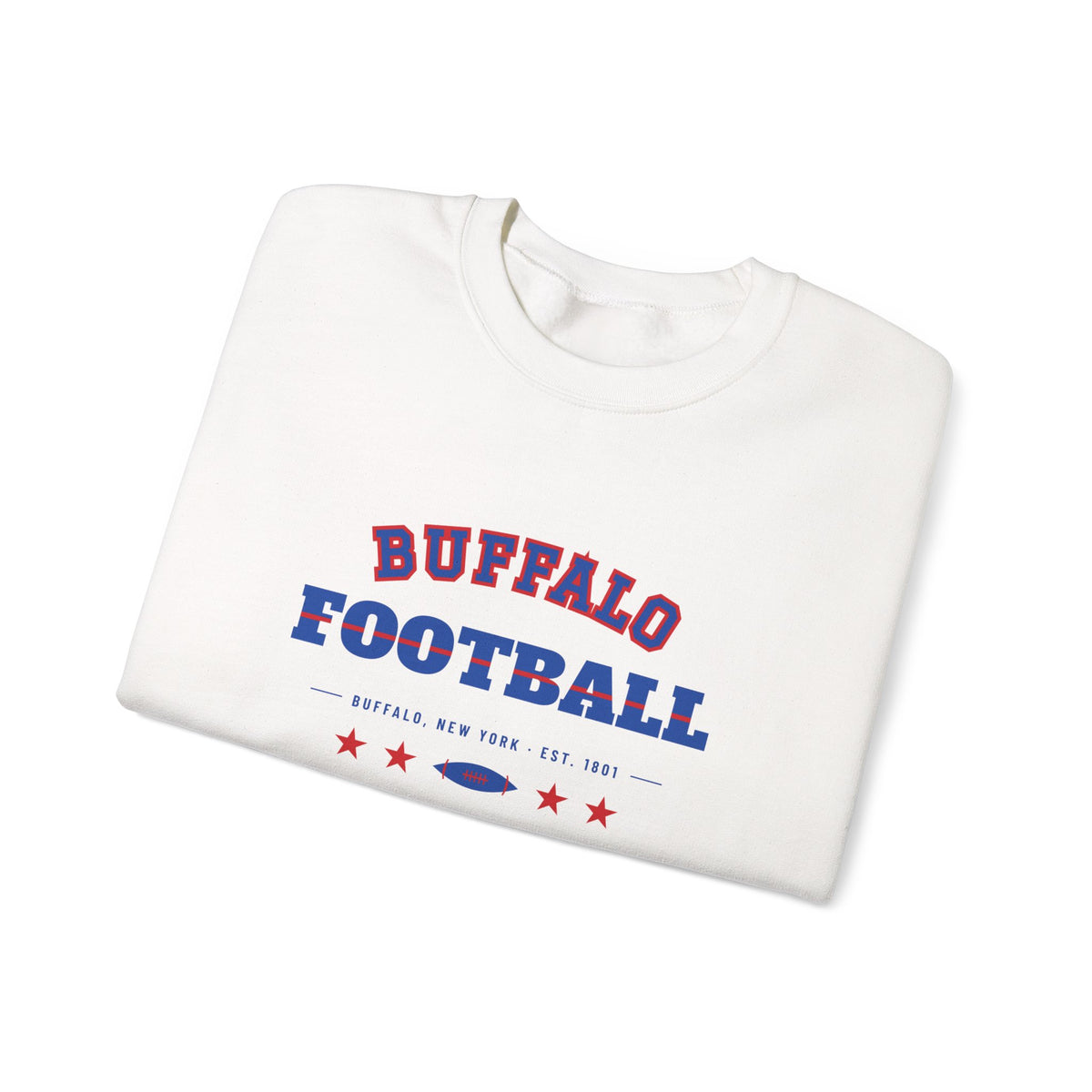 Retro Varsity Sweatshirt — Buffalo Football Edition