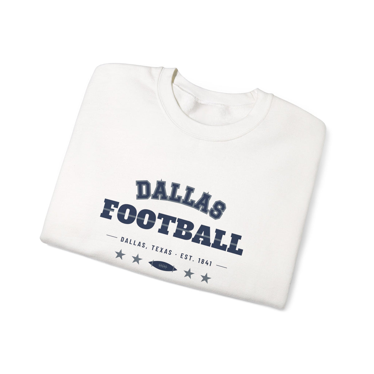 Retro Varsity Sweatshirt — Dallas Football Edition