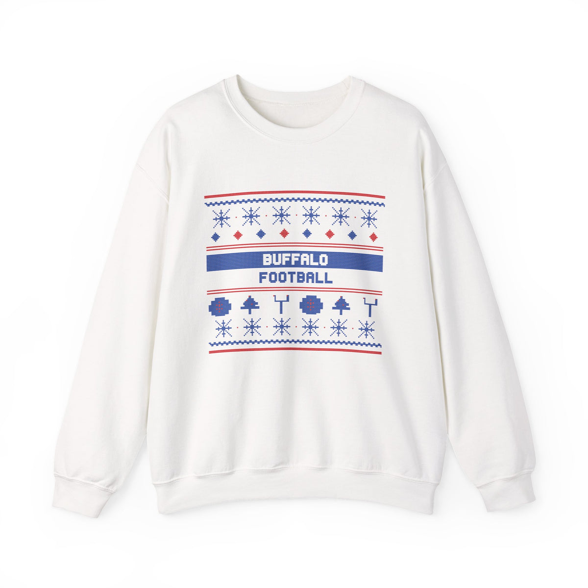 Ugly Sweater Sweatshirt — Buffalo Football Edition