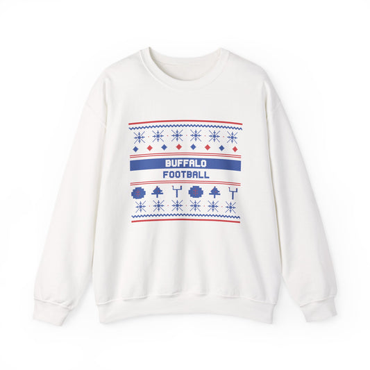 Ugly Sweater Sweatshirt — Buffalo Football Edition