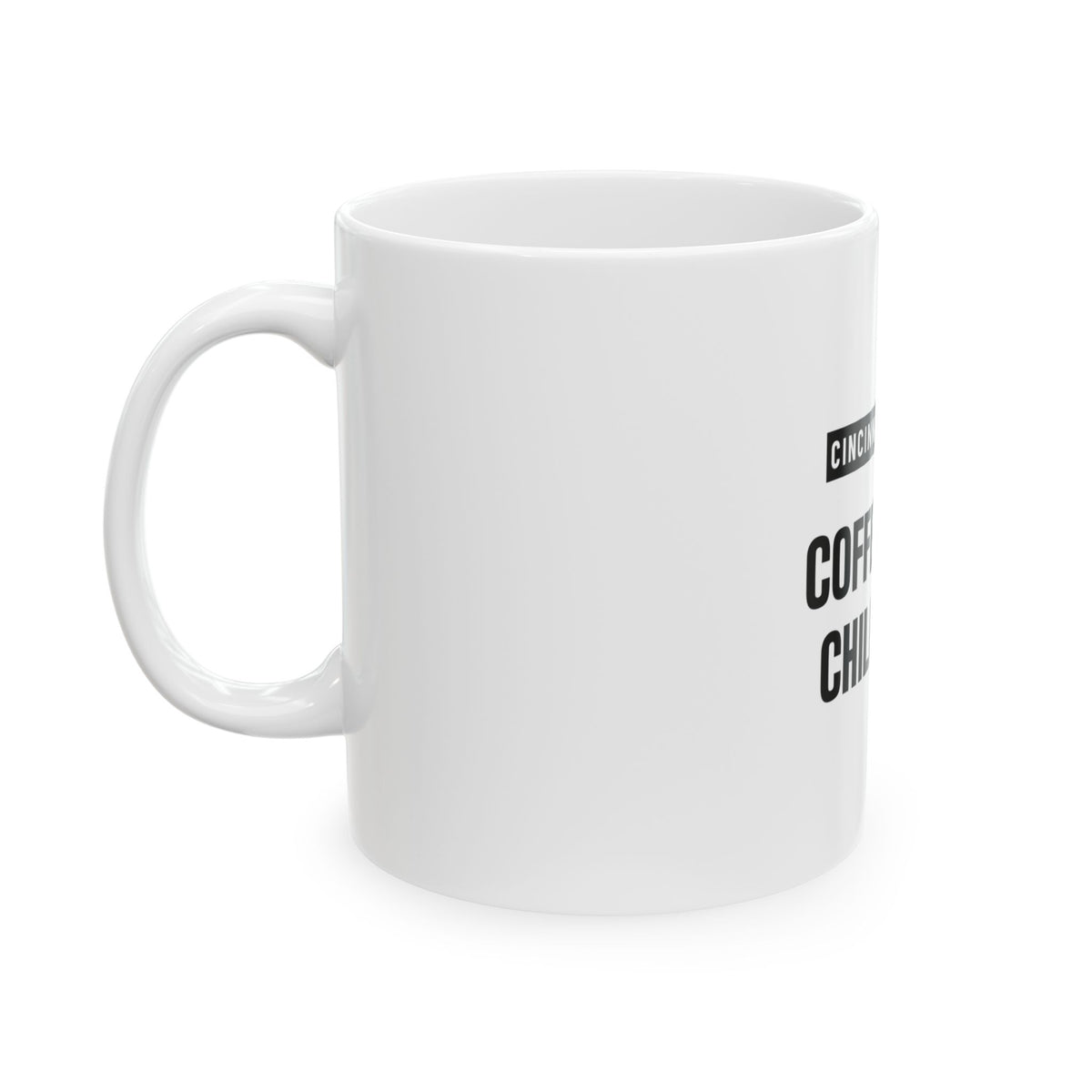 Coffee First Chili Later Mug — Cincinnati Football Edition