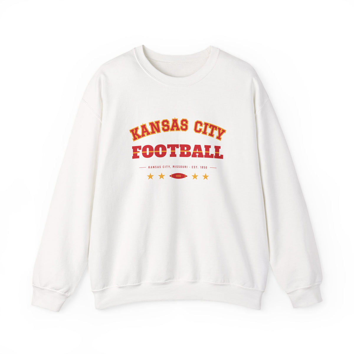 Retro Varsity Sweatshirt — Kansas City Football Edition