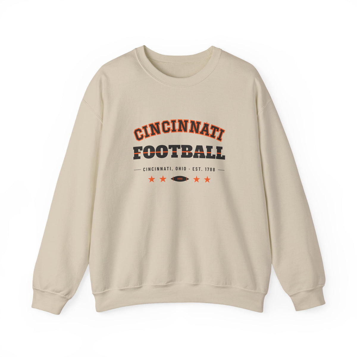 Retro Varsity Sweatshirt — Cincinnati Football Edition
