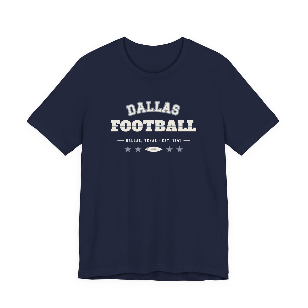 Retro Varsity Tee — Dallas Football Edition