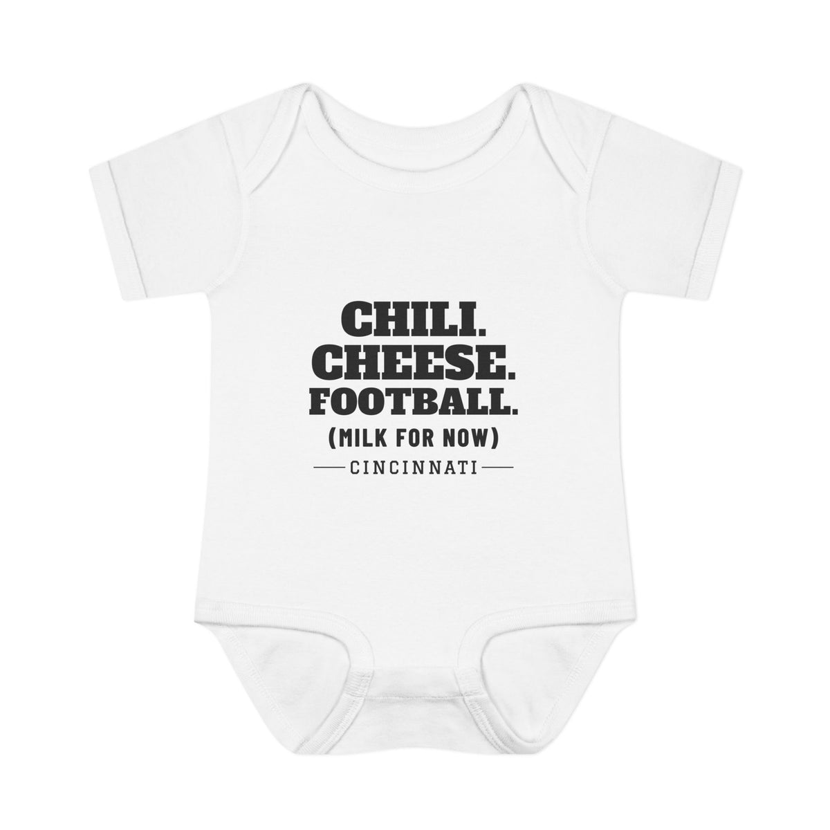 Milk For Now Baby Bodysuit — Cincinnati Football Edition