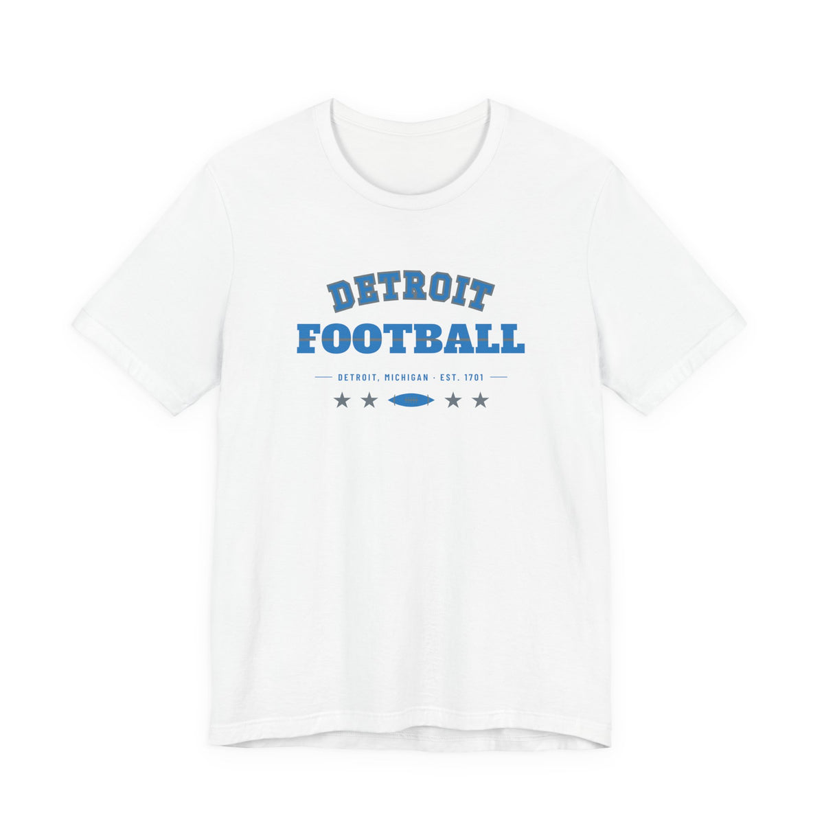 Retro Varsity Tee — Detroit Football Edition