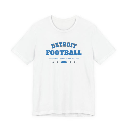 Retro Varsity Tee — Detroit Football Edition